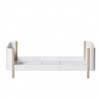 OLIVER FURNITURE Wood Łóżko dziecięce junior biały/dąb 70x160 cm