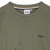 BOSS KIDS T-shirt chłopięcy z krótkim rękawem zielony