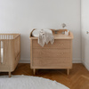 We Are Bitte Nature children's chest of drawers with three drawers, oak
