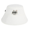 KARL LAGERFELD Girls ivory Choupette bucket hat