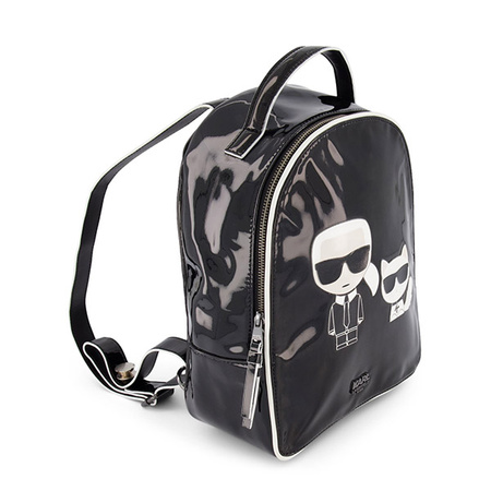 KARL LAGERFELD Kids Black Rucksack Karl & Choupette