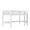 LIFETIME Kidsrooms Kid's Mid Sleeper Bed 128 cm with Ladder Breeze