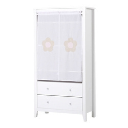 HOPPEKIDS Kids Fairytale Flower curtain for HANS wardrobe