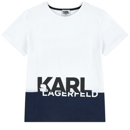 KARL LAGERFELD Kids T-shirt z nadrukiem