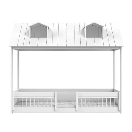 LIFETIME Kidsrooms House Bed Beach House (2in1) 90x200 cm, white