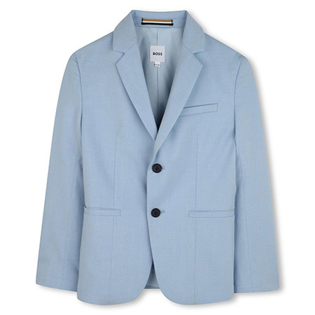 BOSS Kids Boys two-piece suit, light blue