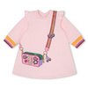 THE MARC JACOBS Baby girls long sleeves bag print dress in pink