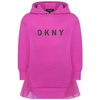 DKNY Girls hooded dress