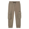 BOSS Kids Boys khaki tracksuit pants with pockets