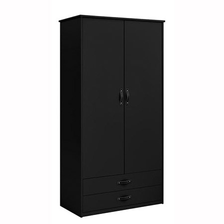 LIFETIME Kidsrooms Wardrobe with two doors, black