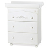 ItalBaby Dresser changing table and with a bathtub, white 