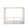 OLIVER FURNITURE CAMP Canopy bed, WHITE/OAK
