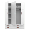 LIFETIME Kidsrooms Wardrobe with Shelves, Clothes Rail and Drawers, 150 cm