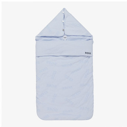 BOSS Kids Baby sleeping bag in light blue