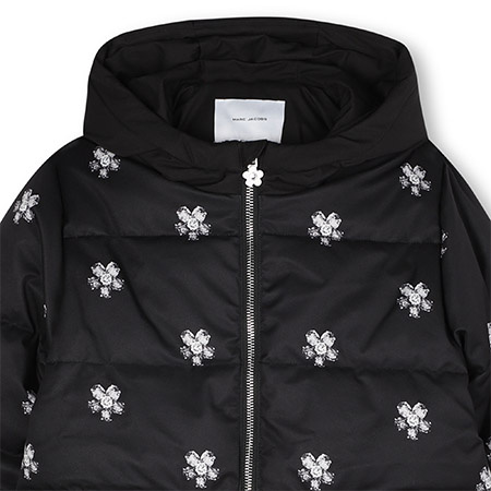 The Marc Jacobs Куртка з капюшоном для дівчинки з принтом