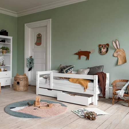 Hoppekids ECO Luxury toddler bed with 3/4 bed rail 70x160 cm