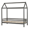 Hoppekids ECO Dream House bed 90x200 cm without stairs, grey