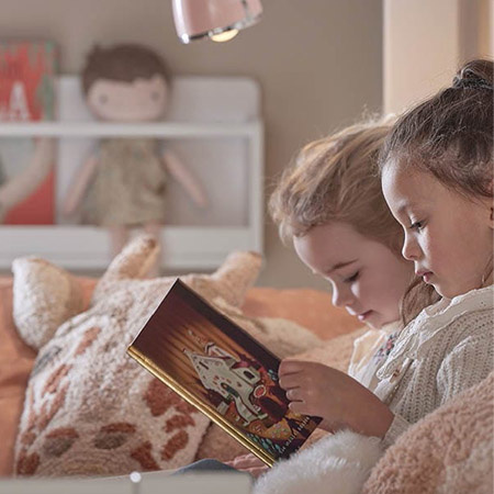 LIFETIME Kidsrooms Łóżko dziecięce Cabin Beach House 90x200 z szafkami i dodatkową zjeżdżalnią, białe