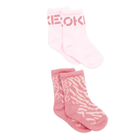 KENZO Kids Knitted baby socks 2 pairs