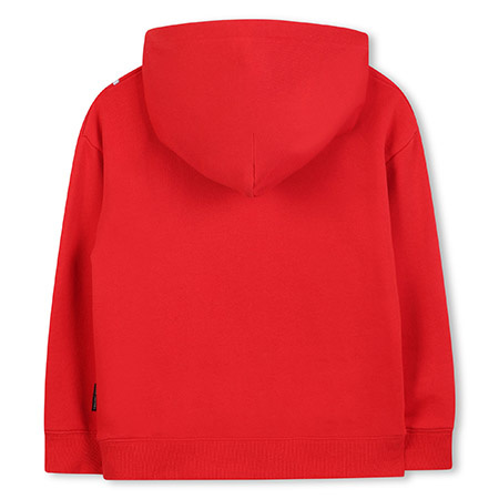The Marc Jacobs Girls' Hooded Sweatshirt with Red Bag Print