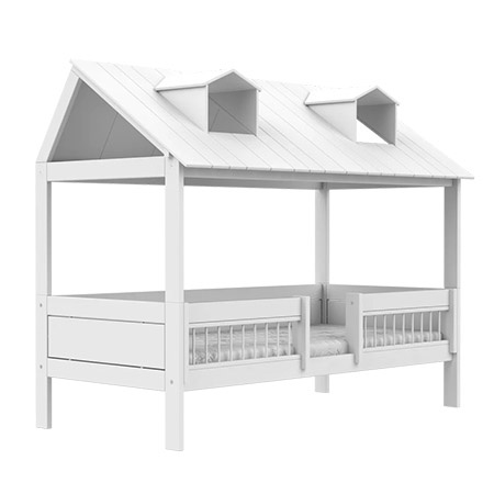 LIFETIME Kidsrooms House Bed Beach House (2in1) 90x200 cm, white