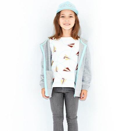 KENZO Kids T-shirt dziewczęcy z nadrukiem