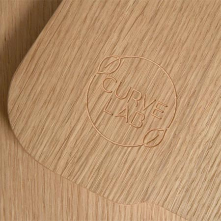 Curve Lab Montessori Kids curvy bookcase, small