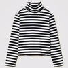 TWINSET Girls striped turtleneck jumper