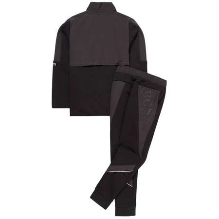 BOSS Kids Boys two piece tracksuit black