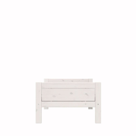 LIFETIME Kidsrooms Łóżko dziecięce pojedyncze 90x200 cm, whitewshk