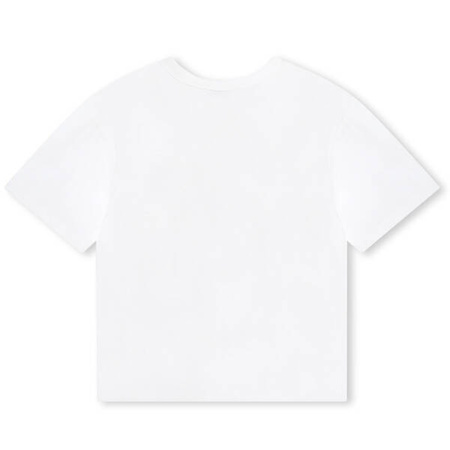 THE MARC JACOBS T-shirt dziecięcy dla dziewczynki z logo biały