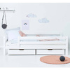  HOPPEKIDS Łóżko dziecięce Eco luxury białe z zabudową 3/4 120x200 cm