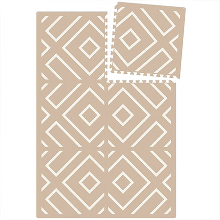 EEVEVE PLAYMAT Modern Blocks - Desert sand