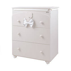 PICCI NANNY Dresser Changing Table White