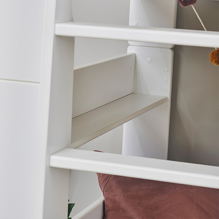 Hoppekids SFK half high bed 90x200 cm, White