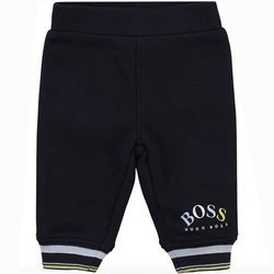 BOSS KIDS Boys Blue Cotton Babygrow