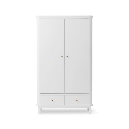 OLIVER FURNITURE SДЕРЕВ'ЯНА дитяча шафа з двома дверима білого кольору