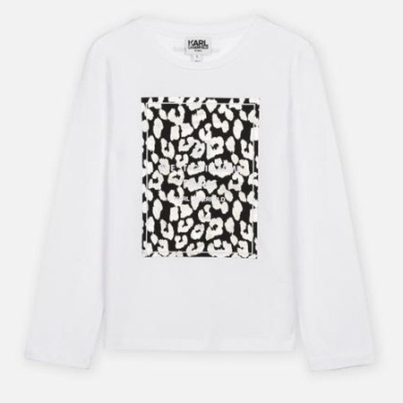 KARL LAGERFELD KIDS Girls long sleeves tee-shirt