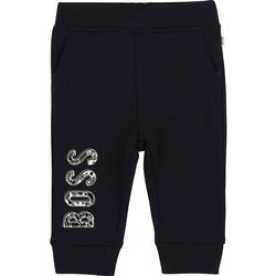 BOSS KIDS Boys Blue Cotton Babygrow