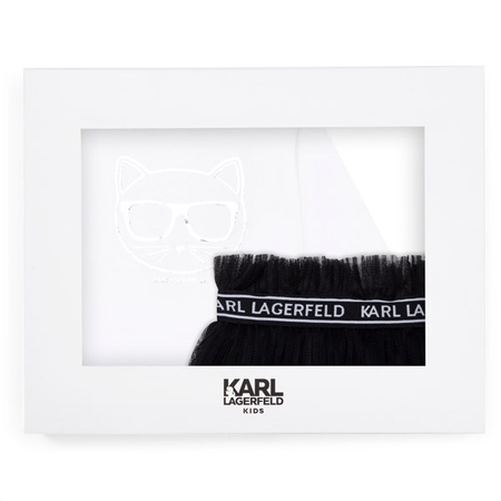 KARL LAGERFELD Kids Baby Girls White Elegant Organza Dress