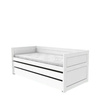 LIFETIME Kidsrooms Łóżko z szufladą i łóżkiem gościnnym 90x200, białe