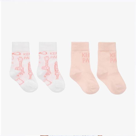KENZO Kids Knitted baby socks 2 pairs