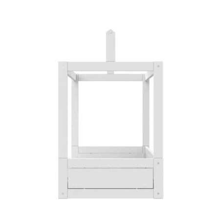 LIFETIME Kidsrooms Łóżko dziecięce Montessori 90x200 cm z konstrukcją dachową