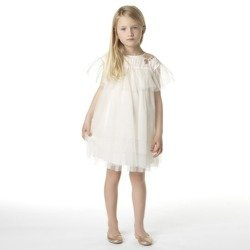 CARRÉMENT BEAU Girls ivory tulle dress