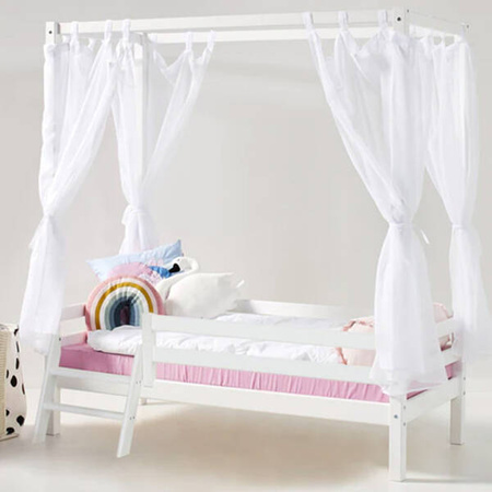 Hoppekids ECO Dream Four Poster Bed with stairs 90x200 cm