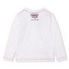 THE MARC JACOBS T-shirt dziecięcy z długim rękawem biały z nadrukiem
