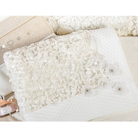 PICCI FLORA Kocyk dziecięcy z kryształkami Swarovski'ego