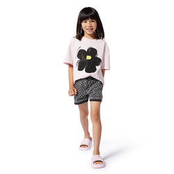 THE MARC JACOBS T-shirt dziecięcy dla dziewczynki z nadrukiem zielony