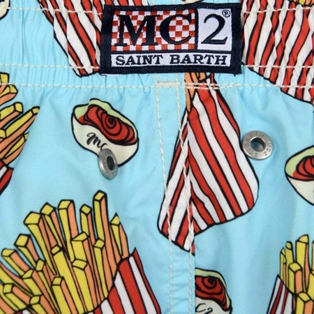 MC2 Saint Barth Kąpielówki chłopięce FRENCH FRIES