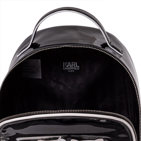 KARL LAGERFELD Kids Black Rucksack Karl & Choupette